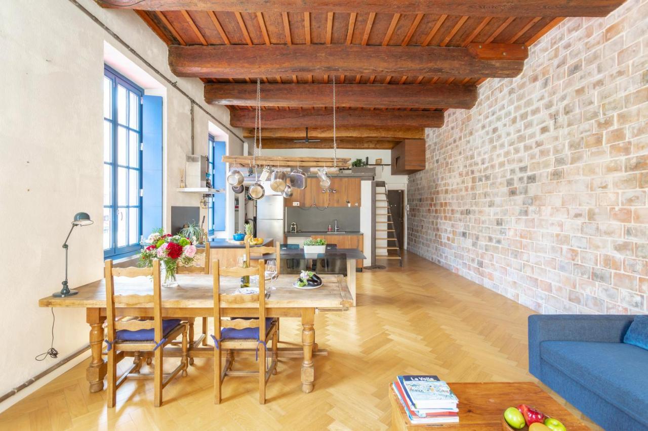 Sunny Stylish Spacious Loft In Old-Port Марсель Экстерьер фото